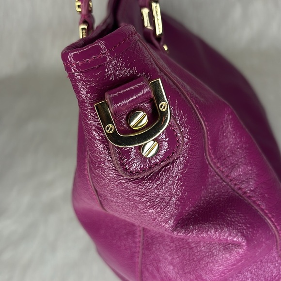 ✨Tory Burch Amanda Leather Tote Bag – Rare Purple – Large Shoulder Tote✨ - Picture 13 of 16